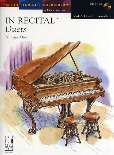 In Recital: Duets Volume 1 Book 6 (+ audio online) - Late Intermediate - Helen Marlais- duety fortepianowe