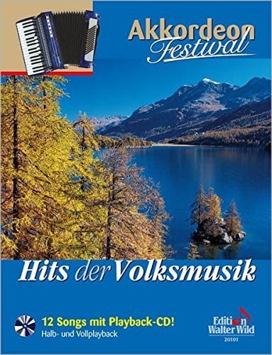 Hits der Volksmusik - Akkordeon Festival (+ płyta CD) - nuty na akordeon