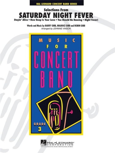Music for Concert Band: Selections from Saturday Night Fever (Score & Parts) - piosenki z filmu Gorączka sobotniej nocy - nuty na młodzieżową orkiestrę dętą