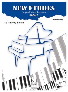 Timothy Brown: New Etudes Book 2 - Late Elementary - nuty na fortepian dla początkujących