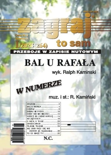 Zagraj to sam - nr I/2023 (264) - przeboje w zapisie nutowym - nuty na keyboard