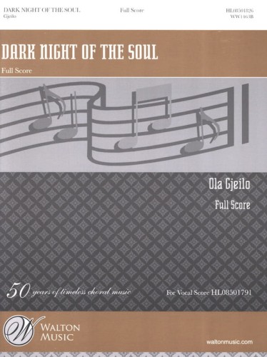 Ola Gjeilo: Dark Night of the Soul (Full Score) - partytura