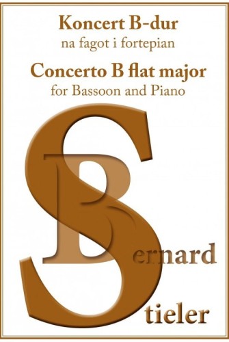 Koncert B-dur na fagot i fortepian - Bernard Stieler - nuty na fagot