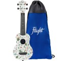 Flight UTS40 Ultra Travel FLOWER - ukulele sopranowe z pokrowcem