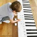 Pianino klawiatura mata edukacyjna - nauka nut i ich położenia