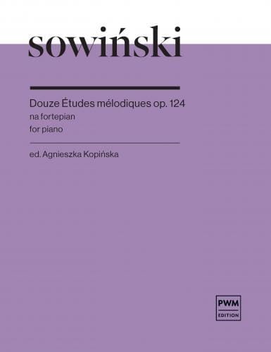 Wojciech Sowiński: 12 Etudes melodiques op. 124 - nuty na frotepian