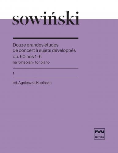 Wojciech Sowiński: Grandes etudes de concert op. 60 cz. 1 - nuty na fortepian