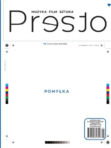 Presto nr 38 POMYŁKA zima 2023 - muzyka film sztuka