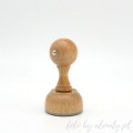 Stempel pieczątka nauka nut klucz basowy
