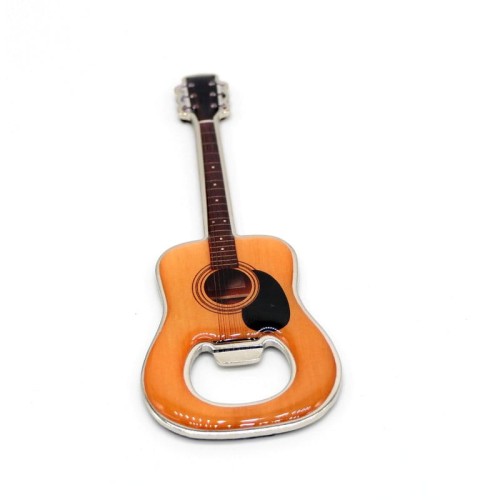 Otwieracz do butelek w kształcie gitary akustycznej (magnes) 12 cm