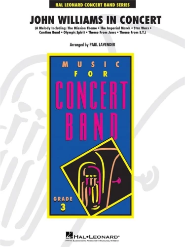 Music for Concert Band: John Williams in Concert (Score & Parts) - Paul Lavender - nuty na młodzieżową orkiestrę dętą