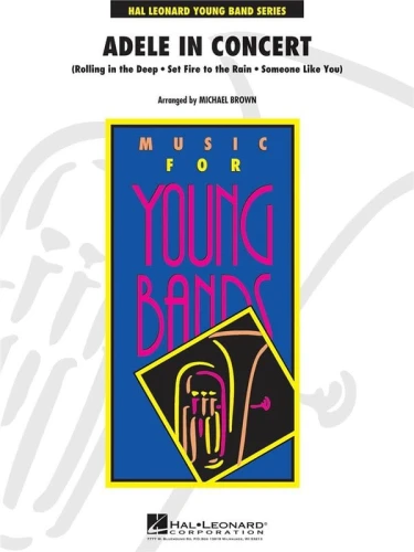 Music for Young Bands: Adele in Concert (Score & Parts) - Michael Brown - nuty na młodzieżową orkiestrę dętą