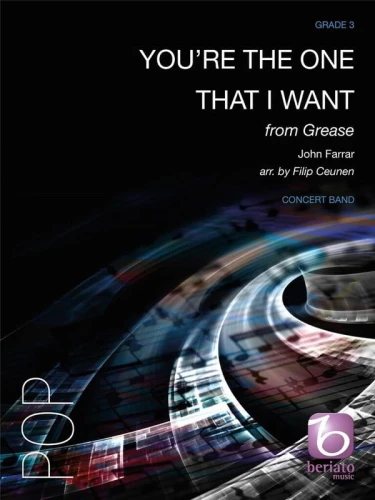 John Farrar: You're The One That I Want from Grease for Concert Band (Score & Parts) - Filip Ceunen - nuty na orkiestrę dętą
