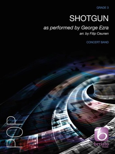 George Ezra: Shotgun for Concert Band (Score & Parts) - Filip Ceunen - nuty na orkiestrę dętą