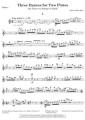 Gary Schocker: Three Dances for Two Flutes and Piano - nuty na duet fletów poprzecznych z fortepianem
