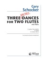 Gary Schocker: Three More Dances for Two Flutes and Piano - nuty na duet fletów poprzecznych z fortepianem