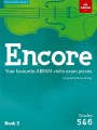 Encore Violin Book 3 - ABRSM Grades 5 & 6 - Penny Stirling - utwory recitalowe - nuty na skrzypce z fortepianem