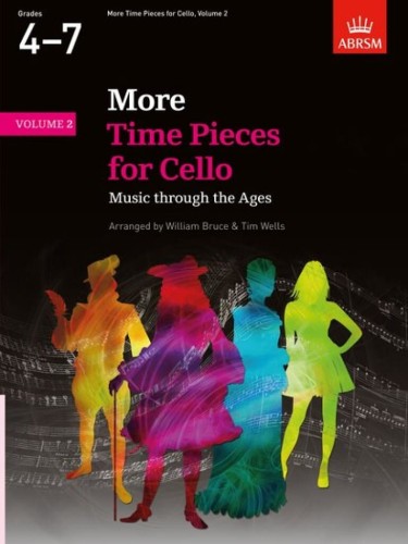 More Time Pieces for Cello 2 - ABRSM Grades 4-7 - William Bruce, Tim Wells - nuty na wiolonczelę z fortepianem