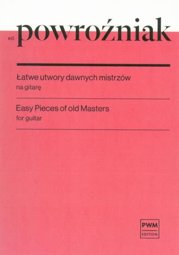 Józef Powroźniak: Grajmy na gitarze zeszyt 4 - łatwe utwory dawnych mistrzów na gitarę