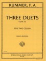 Friedrich August Kummer: Three Duets op. 22 for Two Cellos - Julius Klengel - nuty na duet wiolonczelowy