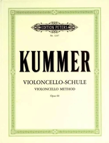 Friedrich August Kummer: Violoncello-Schule - Violoncello Method op. 60 - szkoła gry na wioloczeli