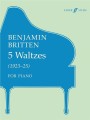 Benjamin Britten: Five Waltzes for Piano - nuty na fortepian