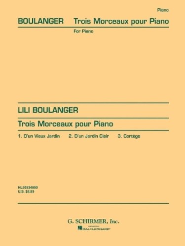 Lili Boulanger: Trois Morceaux pour Piano - nuty na fortepian