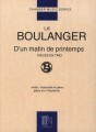 Lili Boulanger: D'un matin de printemps - pieces en trio - nuty na skrzypce, wiolonczelę i fortepian