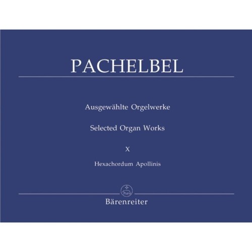 Johann Pachelbel: Ausgewahlte Orgelwerke X - Selected Organ Works 10 - dzieła organowe - nuty na organy