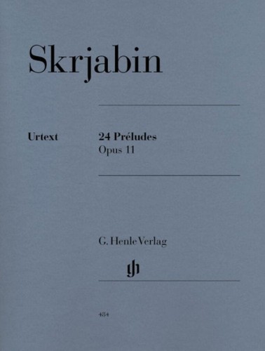 Aleksandr Skriabin: 24 Preludes op. 11 - dwadzieścia cztery preludia - nuty na fortepian