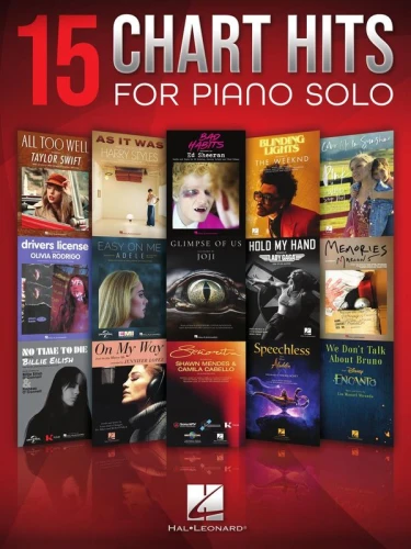 15 Chart Hits for Piano Solo - 15 hitowych piosenek - nuty na fortepian solo