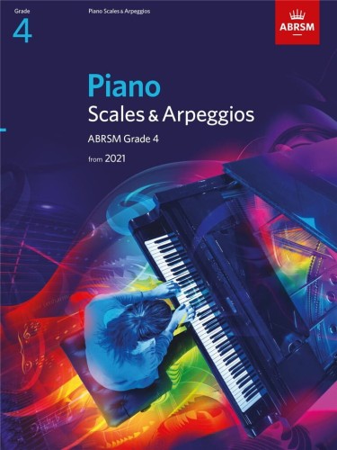 Piano Scales & Arpeggios from 2021 - ABRSM Grade 4 - gamy i pasaże na fortepian