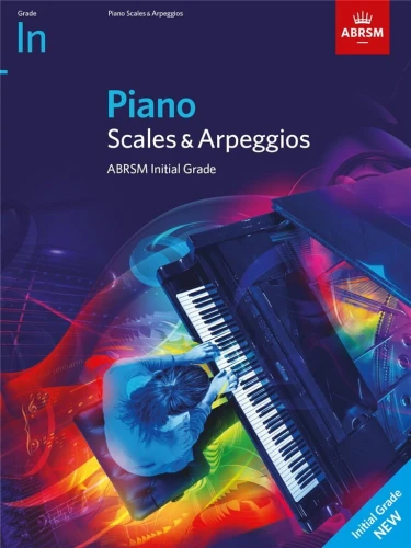 Piano Scales & Arpeggios from 2021 - ABRSM Initial Grade - gamy i pasaże na fortepian