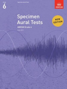 Specimen Aural Tests - ABRSM Grade 6 - materiały egzaminacyjne do kształcenia słuchu - testy