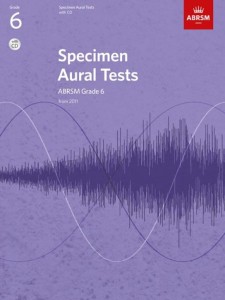 Specimen Aural Tests - ABRSM Grade 6 (+ płyta CD) - materiały egzaminacyjne do kształcenia słuchu - testy (+ płyta CD)