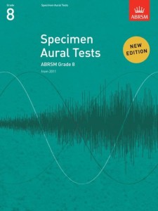 Specimen Aural Tests - ABRSM Grade 8 - materiały egzaminacyjne do kształcenia słuchu - testy