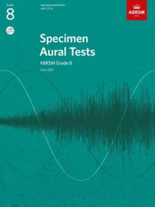 Specimen Aural Tests - ABRSM Grade 8 (+ 2 płyty CD) - materiały egzaminacyjne do kształcenia słuchu - testy (+ 2 płyty CD)