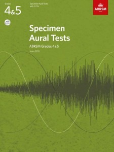 Specimen Aural Tests - ABRSM Grades 4 & 5 - materiały egzaminacyjne do kształcenia słuchu - testy (+ 2 płyty CD)