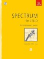 Spectrum for Cello - 16 współczesnych utworów - William Bruce (+ płyta CD) - nuty na wiolonczelę z fortepianem