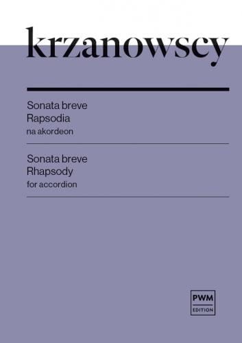 Grażyna i Andrzej Krzanowscy: Sonata breve, Rapsodia - nuty na akordeon