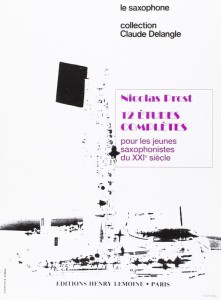 Nicolas Prost: 12 Etudes completes pour les jeunes saxophonistes du XXI siecle - nuty na saksofon