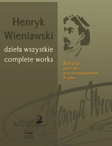 Henryk Wieniawski: Dzieła Wszystkie tom 25 - Reverie pour l'alto avec accompagnement de piano - nuty na altówkę i fortepian