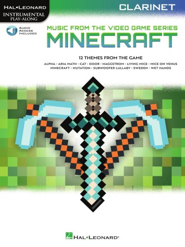 Minecraft: Clarinet - piosenki z gry komputerowej - nuty na klarnet (+ audio online)
