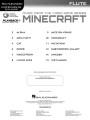 Minecraft: Flute - piosenki z gry komputerowej - nuty na flet poprzeczny (+ audio online)