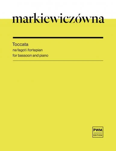 Władysława Markiewiczówna: Toccata - nuty na fagot i fortepian