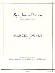 Marcel Dupre: Symphonie-Passion op. 23 pour Orgue - Wielka Symfonia pasyjna - nuty na organy