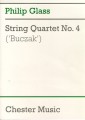Philip Glass: String Quartet No. 4 'Buczak' - kwartet smyczkowy - partytura