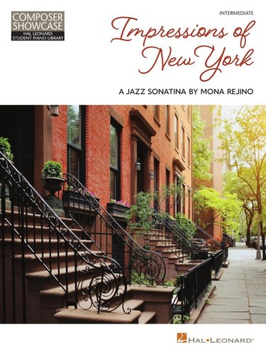Composer Showcase: Mona Rejino - Impressions of New York - A Jazz Sonatina - nuty na fortepian solo