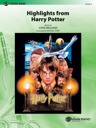 Belwin Young Band: John Williams - Harry Potter and the Sorcerer's Stone for Concert Band - Michael Story (Score & Parts) - nuty na młodzieżową orkiestrę dętą
