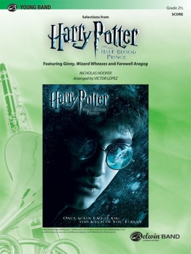 Belwin Young Band: Nicholas Hooper - Harry Potter and the Half-Blood Prince for Concert Band - Victor Lopez (Score & Parts) - nuty na młodzieżową orkiestrę dętą